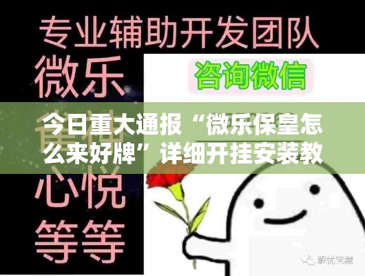 今日重大通报“微乐保皇怎么来好牌”详细开挂安装教程