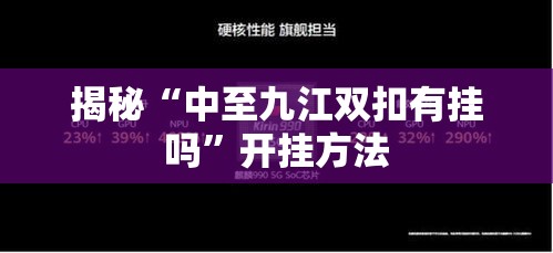 揭秘“中至九江双扣有挂吗”开挂方法