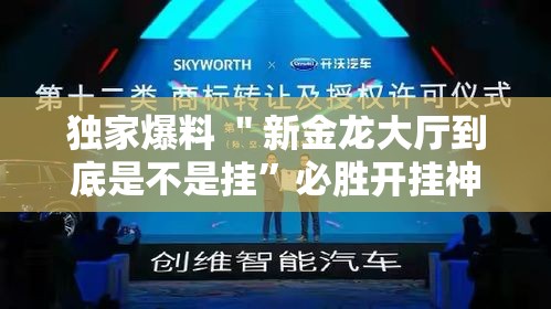 独家爆料 ＂新金龙大厅到底是不是挂	”必胜开挂神器