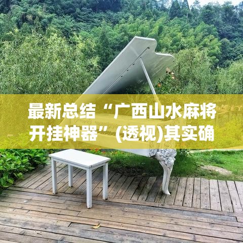最新总结“广西山水麻将开挂神器	”(透视)其实确实有挂